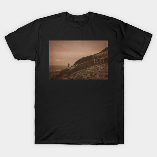 Ruins of St Anthony's Chapel on Whinny Hill T-Shirt by Errne